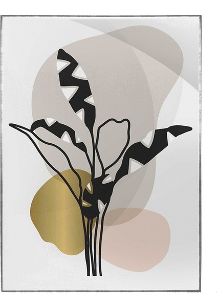 Doğa Bitki Modern Illüstrasyon Poster P-002641