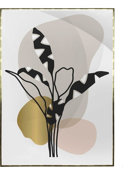 Doğa Bitki Modern Illüstrasyon Poster P-002641