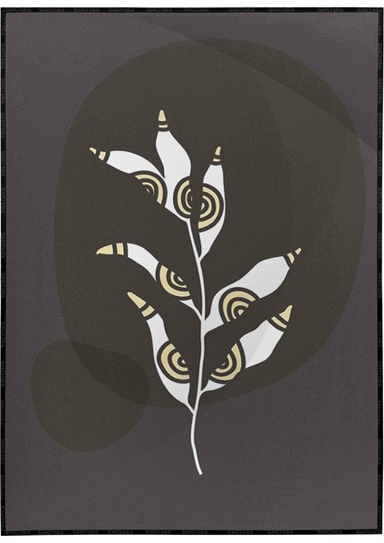 Doğa Bitki Modern Illüstrasyon Poster P-002626