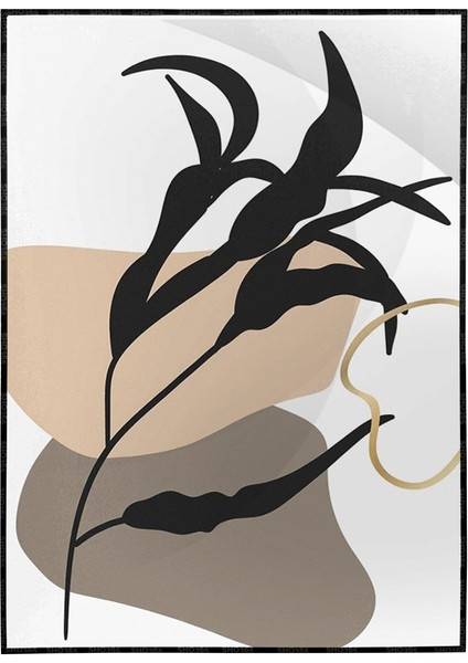Doğa Bitki Modern Illüstrasyon Poster P-002560