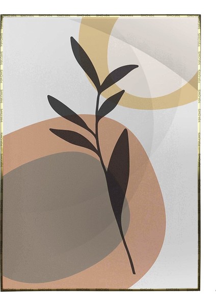 Botanik Şekiller Modern Poster P-003712