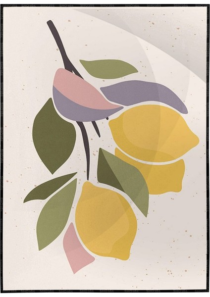 Limonlar Pastel Renkler Modern Poster P-002838