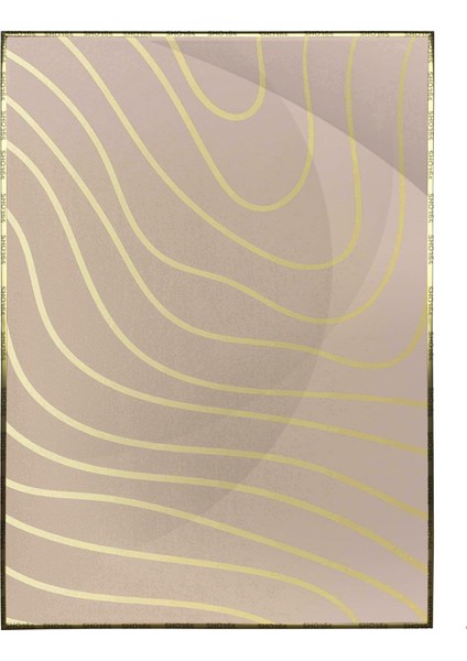 Geometrik Tasarım ve Çizgiler Çizim Modern Poster P-001299