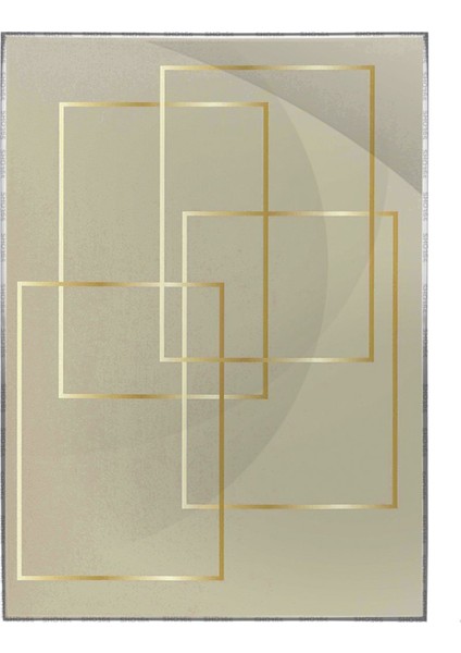 Geometrik Tasarım ve Çizgiler Çizim Modern Poster P-001306