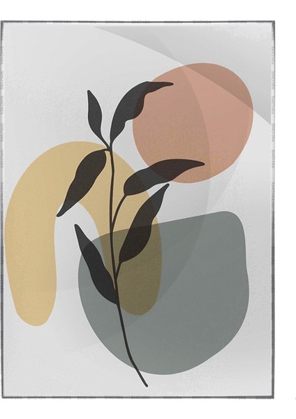 Botanik Şekiller Modern Poster P-003738