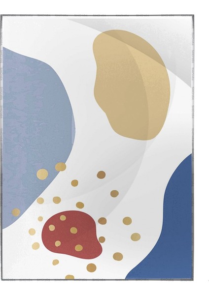 Yapraklar Veya Şekiller Modern Poster P-001694