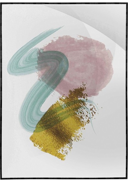 Şekiller Pastel Renkler Modern Dekoratif Poster P-003125