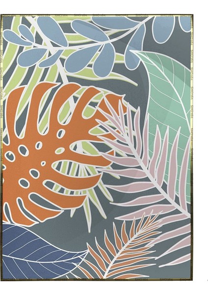 Botanik Şekiller Modern Poster P-003755