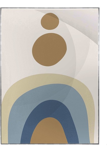 Toprak Renk Tonları Tasarım Modern Poster P-001580