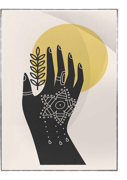 Insanlar Hayvanlar ve Doğa Tasarımları Modern Sanat Tuval Poster P-000656