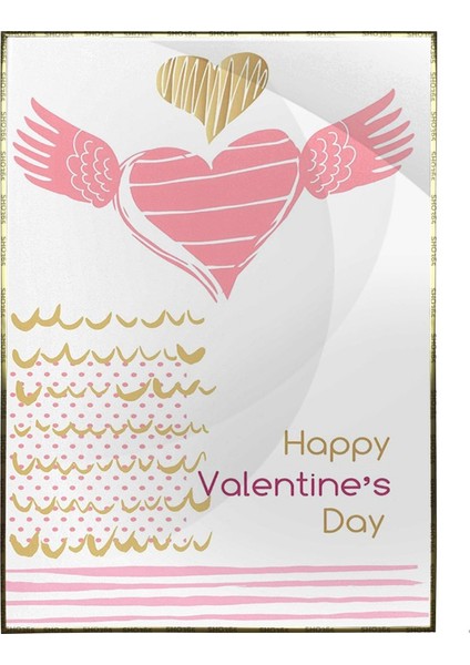 Sevgi Aşk Sevgililer Günü Temalı Illüstrasyon Poster P-000220