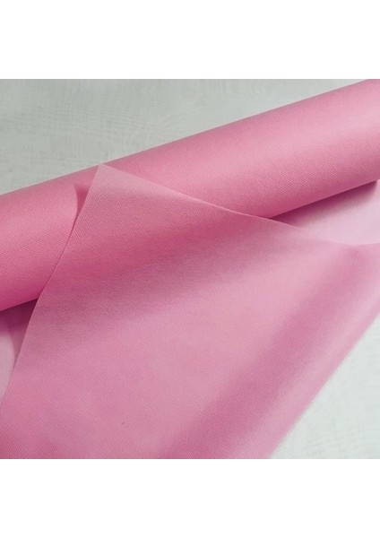 Pembe Tela Kumaş 15 Metre 70 cm Genişlik Pembe Süsleme Kumaşı Elyaf Süsleme Tülü Kır Düğünü Süsleme