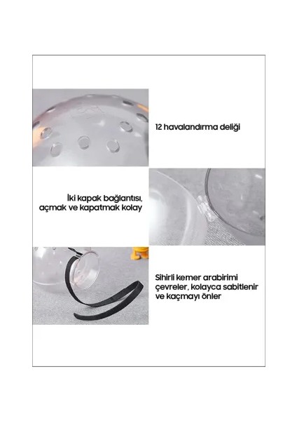 Nefes Delikli Astronot Kedi Bakım ve Koruma Küresi indirimleri