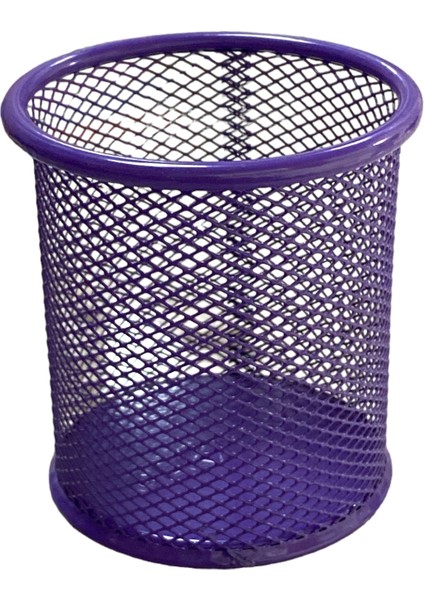 3185 Metal File Tekli Kalemlik - Mor