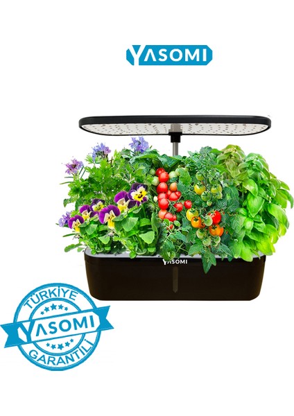 S12 Smart Planter Akıllı Ev Bahçesi 12'li (Türkiye Garantili)