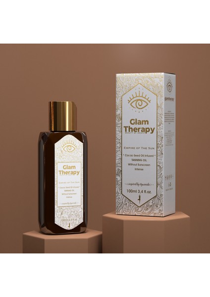 Glam Therapy Velvet Touch Cacao Seed Oil Infused Bronzlaştırıcı & Masaj Yağı 100 ml Kakao Çekirdeği ve Havuç Yağı