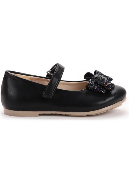 Cırtlı Fiyonklu Kız Çocuk Babet Ayakkabı Ege 200 Cilt Siyah fırsatları