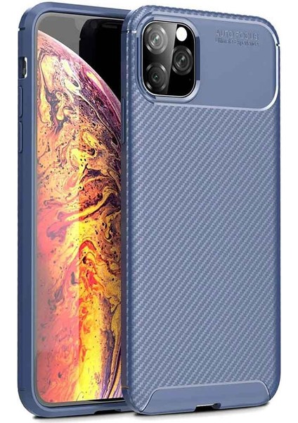 Apple Iphone 11 Pro Karbon Desenli Negro Silikon Kılıf