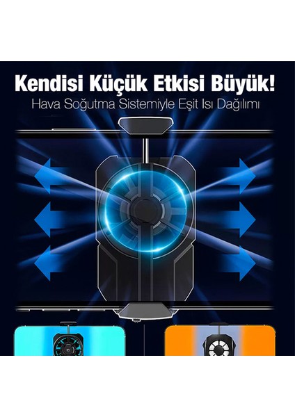 Memo Fl-A2 Hava Soğutmalı Cep Telefon Soğutma Fanı Radyatör Soğutucu