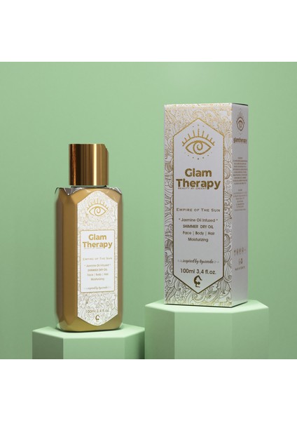 Golden Dust Jasmıne Oil Infused Işıltılı Kuru Yağ Işıltılı Vücut Yağı 100 ml Yüz-Vücut-Saç Yasemin ve Japon Kamelya Yağı indirimleri