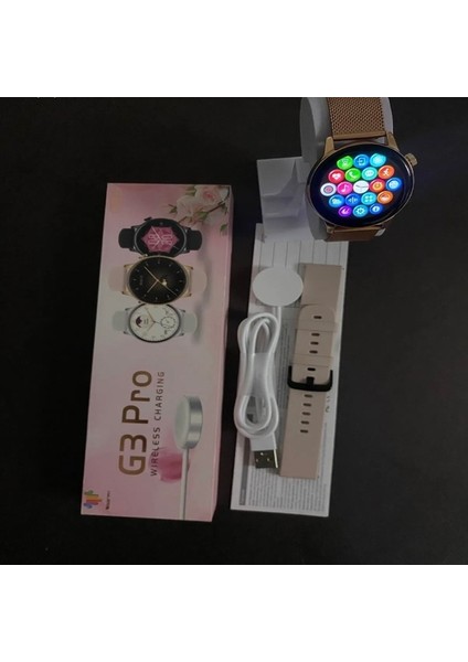 Watch G3 Pro Mini Akıllı Saat Rose Gold indirimleri