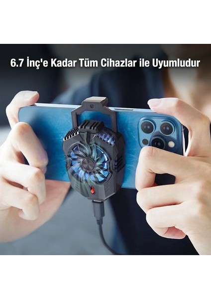Hoco GM10 Hava Soğutmalı Cep Telefon Soğutma Fanı Radyatör Soğutucu