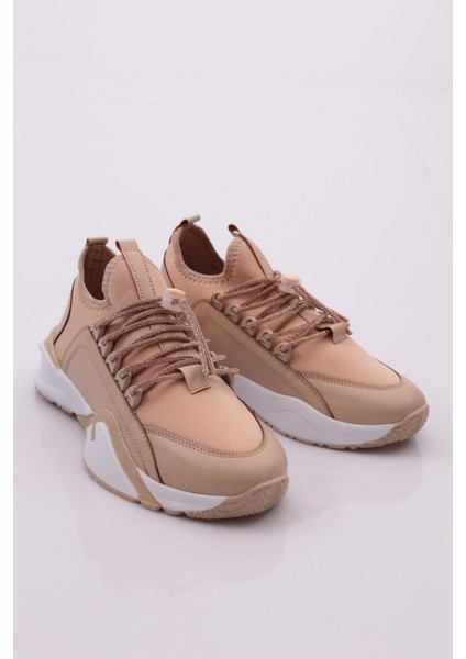 050-14 Kadin Taş Işleme Bağcik Sneaker