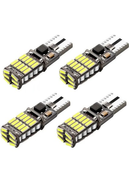 T10 W5W LED Canbus  Araba Iç Aydınlatma T10 26 Smd 4014 Çip Saf Beyaz  Ampul Lambası