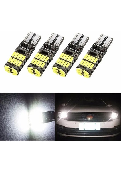 Auto Ampulance T10 W5W LED Canbus  Araba Iç Aydınlatma T10 26 Smd 4014 Çip Saf Beyaz  Ampul Lambası