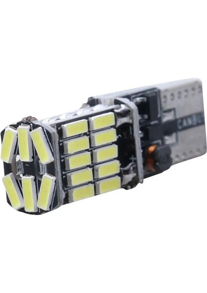 Auto Ampulance T10 W5W LED Canbus  Araba Iç Aydınlatma T10 26 Smd 4014 Çip Saf Beyaz  Ampul Lambası