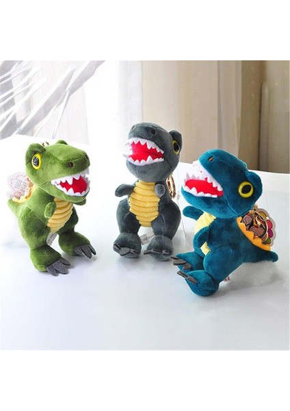 Dinazor Anahtarlık Çanta Süsü Peluş Dinozor Anahtarlık