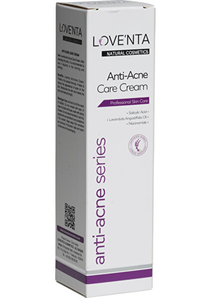 Anti-Acne Care Cream / Lavanta Yağlı Akne Karşıtı Bakım Kremi