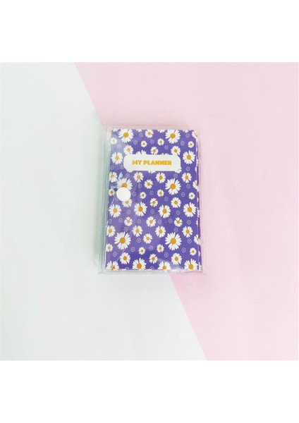 Mor Papatya Pp Mini Çanta Defter