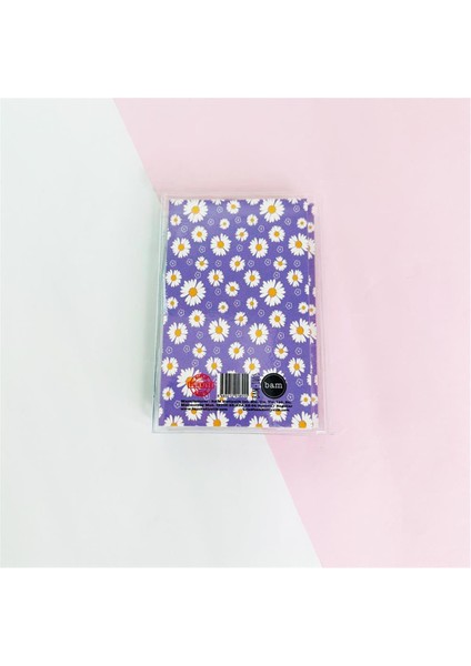 Mor Papatya Pp Mini Çanta Defter