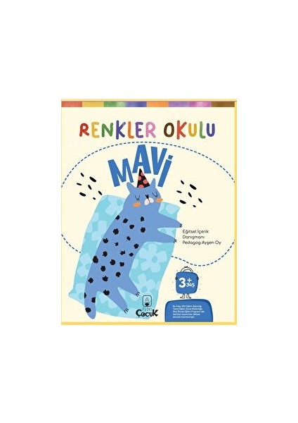 , 3+ Yaş - RENKLER OKULU- MAVİ - Eğlenceli Ve Eğitici Okul Öncesi Beceri Gelişimi, Etkinlik