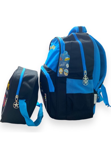 Traffic 3 Bölmeli Ilkokul Sırt Çantası(Lüx 1.kalite)+Beslenme Çantası KOD:1340 fiyatları