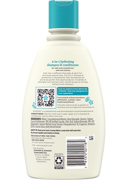 Kids 2'si 1 Arada Nemlendirici Şampuan ve Saç Kremi 354ML fiyatları