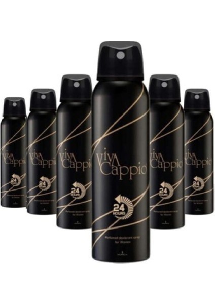 Viva Cappio Classik Kadın Deodorant 150ml X 6 Adet