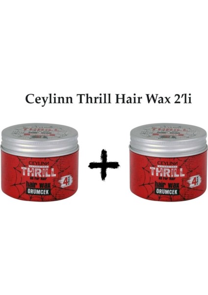 Thrıll Örümcek Hair Wax 150 Ml 2 Adet Etkili Saç Şekillendirme İçin