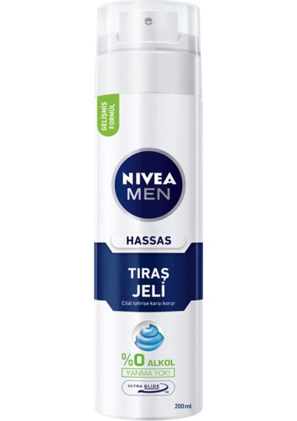 Nıvea For Men Traş Jeli Hassas 200 Ml.