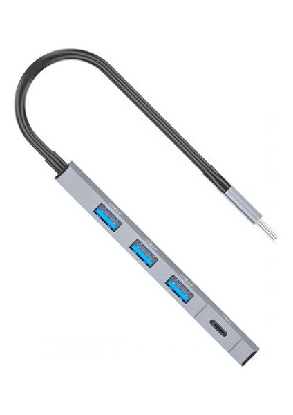 4in1 Type-C Hub Type-C Dönüştürücü Çoğaltıcı Type-C To USB Dönüştürücü USB Çoğaltıcı Adaptör