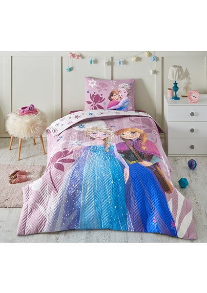 Frozen Discover Tek Kişilik Kapitone Nevresim Takımı Complete Set