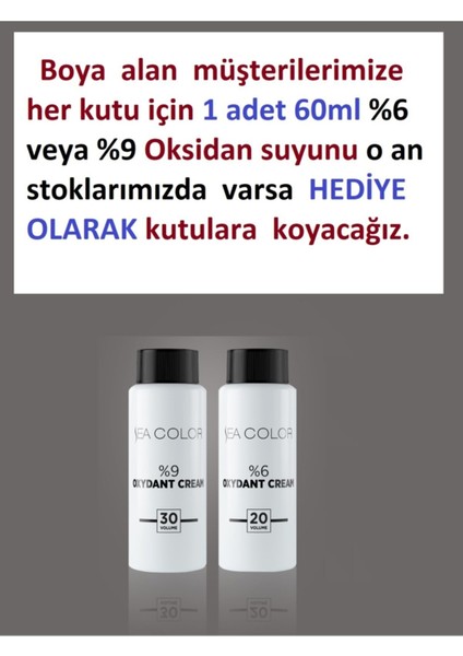 6.0 Koyu Kumral Set Boya 2 Kutu Her Kutuda; 2 Tüp Boyası (2x50 Ml+Oksidasyon 75ml modelleri