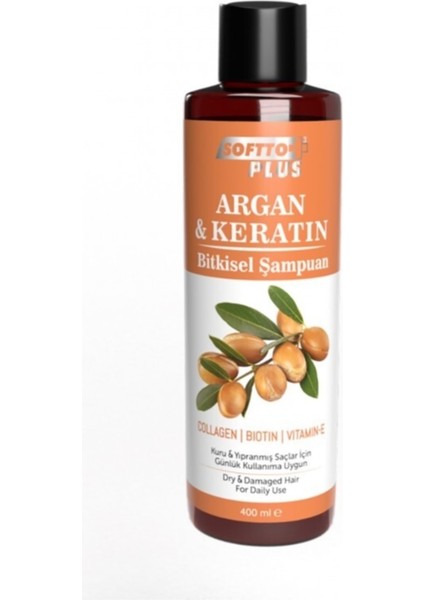 Argan & Keratin Bitkisel Şampuan 400 Ml