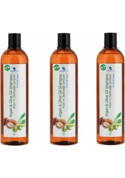 Argan Ve Zeytinyağlı Şampuan 700 Ml X3 Adet