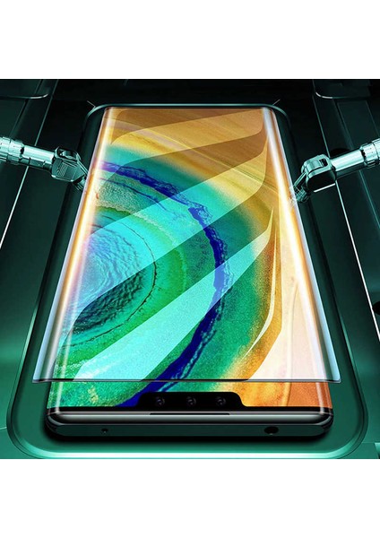 Huawei Mate 30 Pro Tam Kaplayan Esnek Yapılı Koruyucu (Z-Süper-Pet)