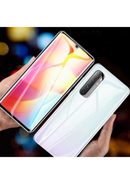Xiaomi Mi Note 10 Lite Tam Kaplayan Esnek Yapılı Koruyucu (Z-Süper-Pet)