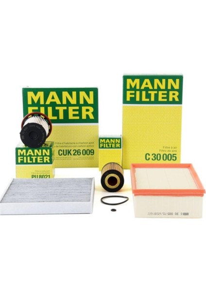 Skoda Superb 2015 Model Sonrası 1.6 Tdı Periyodik Bakım Seti Mann Marka 5Q0129620B-03N115562-5Q0818653-5Q0127177B