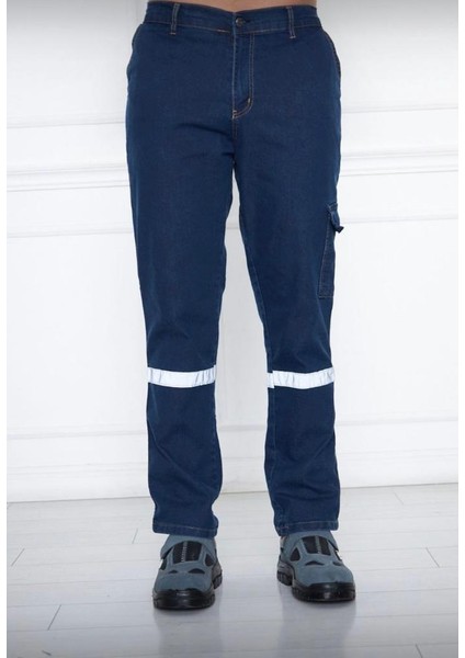 Likralı Iş Kot Pantolon