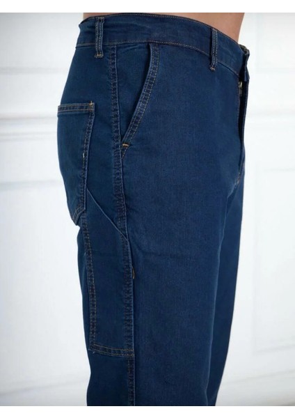 Likralı Iş Kot Pantolon